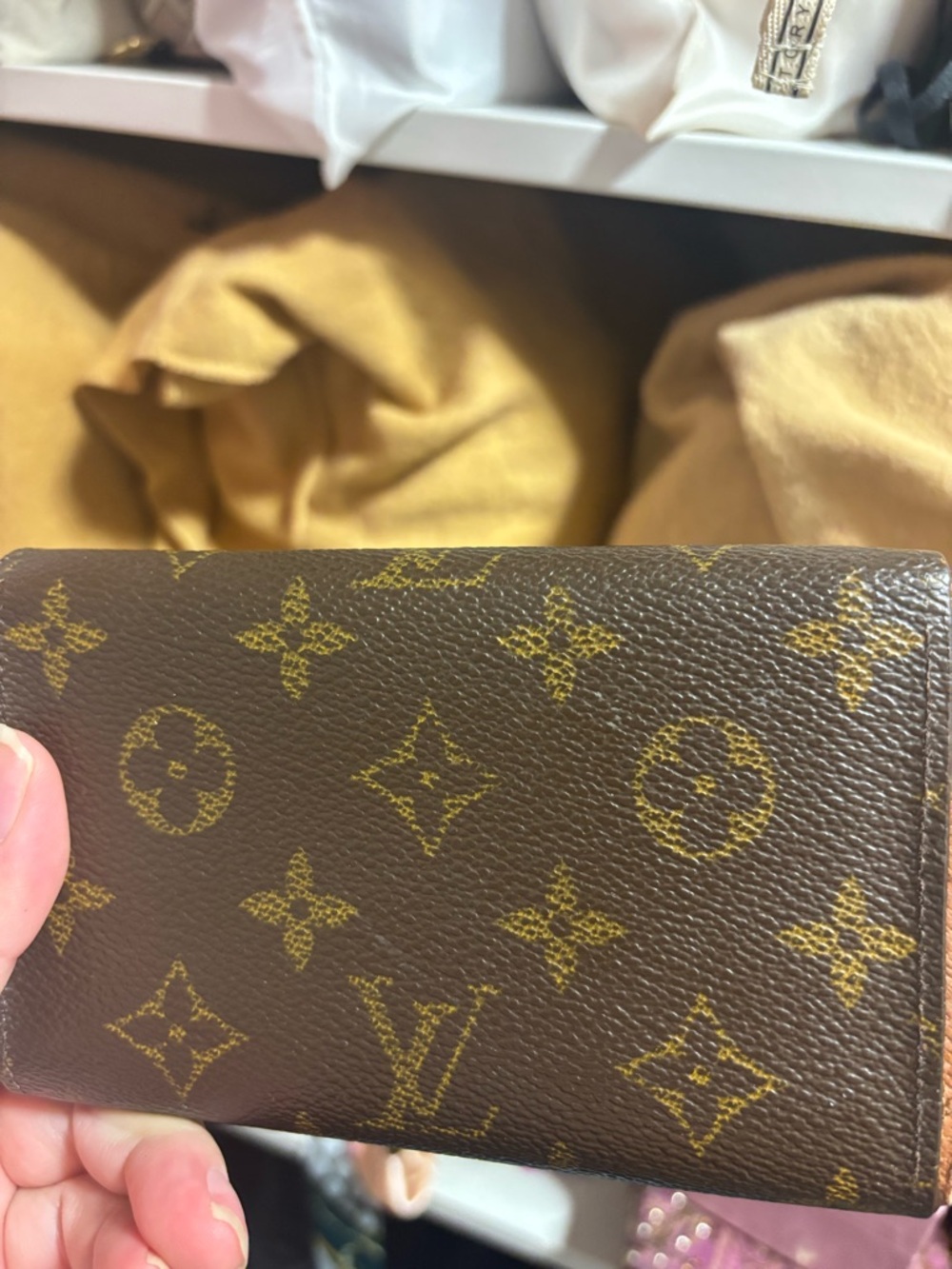 Louis Vuitton Monogram Canvas Brown and Tan Continental Wallet - Picture 7 of 10